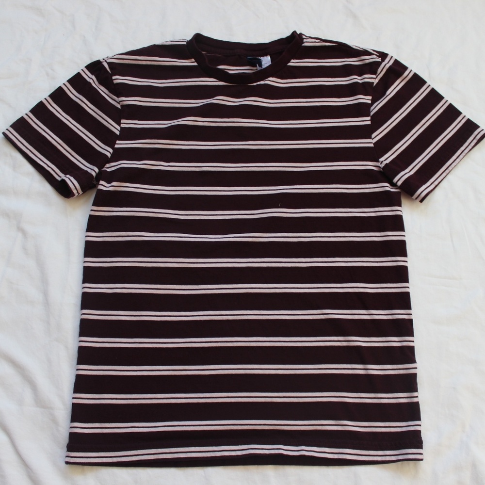 H&M Men XS Striped T-Shirt